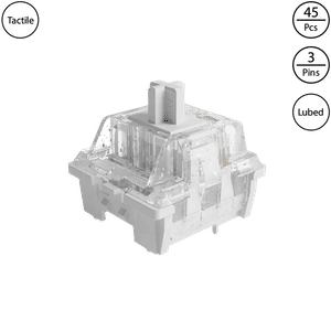 Akko CS Wine White (Lubed, 45 pcs)